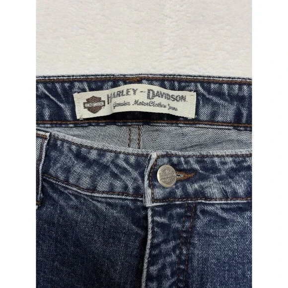 Vintage Harley-Davidson Bootcut Jeans Petite Women’s Size 10 - Picture 5 of 14